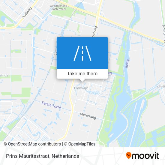 Prins Mauritsstraat map