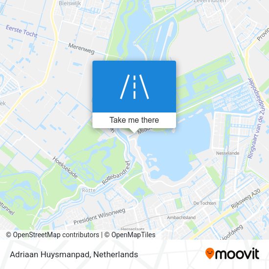 Adriaan Huysmanpad map