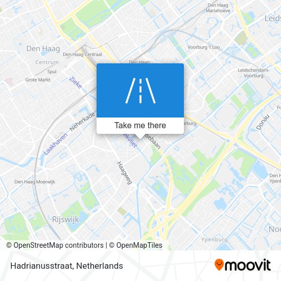 Hadrianusstraat map