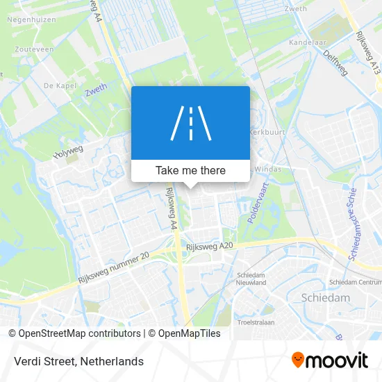 Verdistraat map