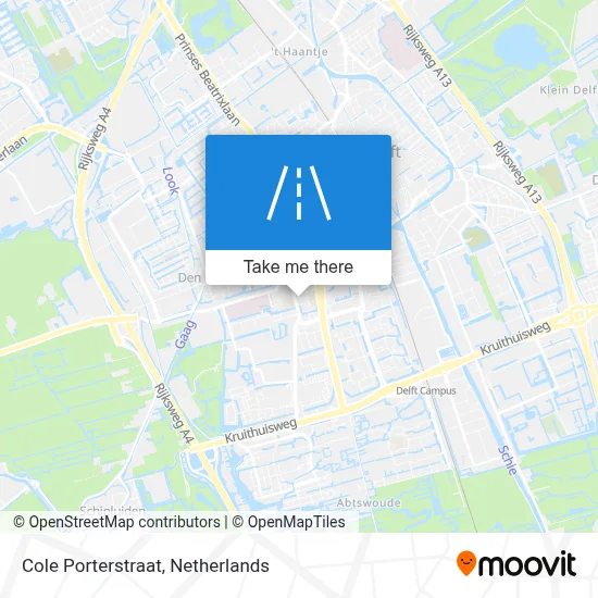 Cole Porterstraat map