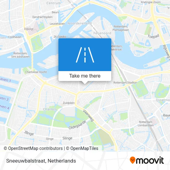 Sneeuwbalstraat map