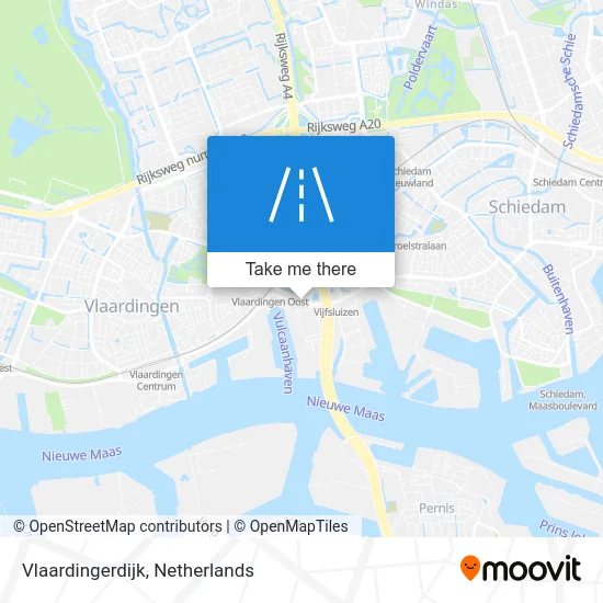 Vlaardingerdijk map