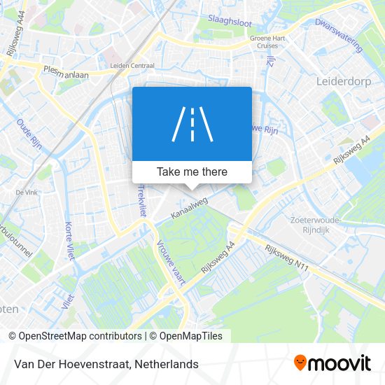 Van Der Hoevenstraat map