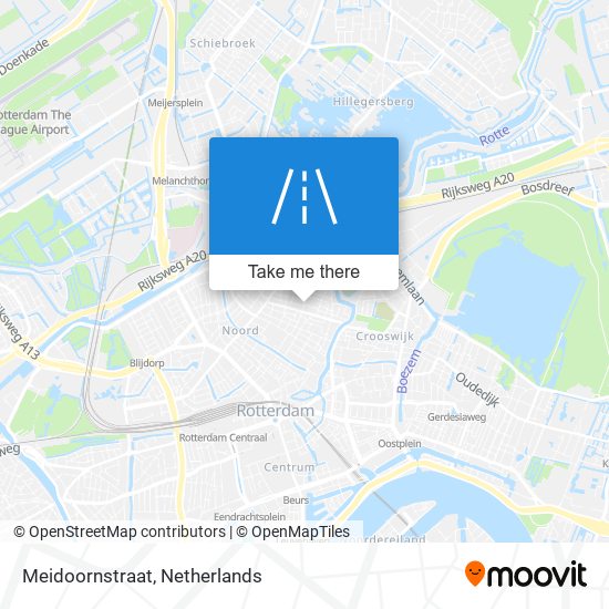 Meidoornstraat map