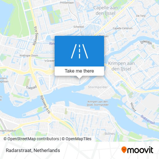 Radarstraat map