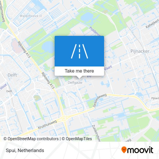 Spui map