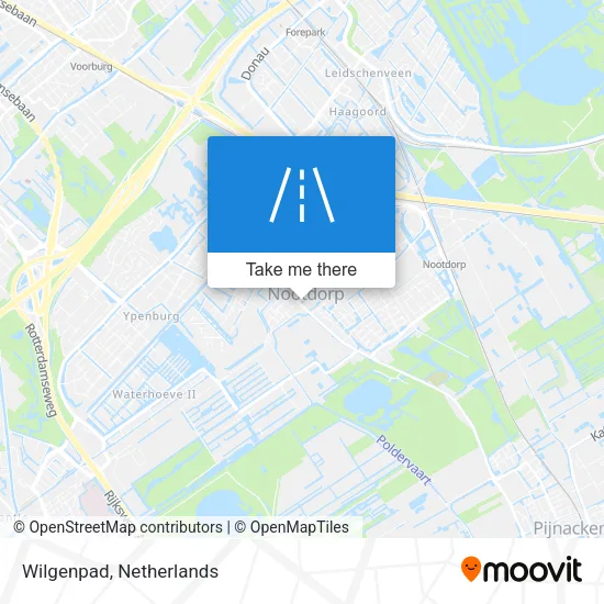 Wilgenpad map