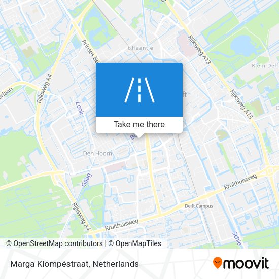 Marga Klompéstraat map