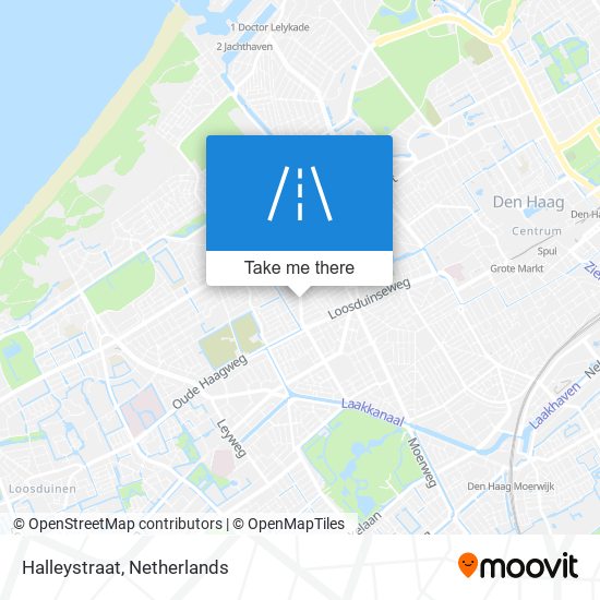 Halleystraat map