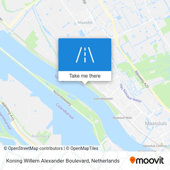 Koning Willem Alexander Boulevard map