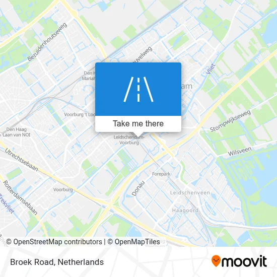 Broekweg map
