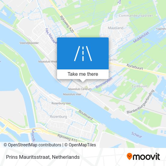 Prins Mauritsstraat map