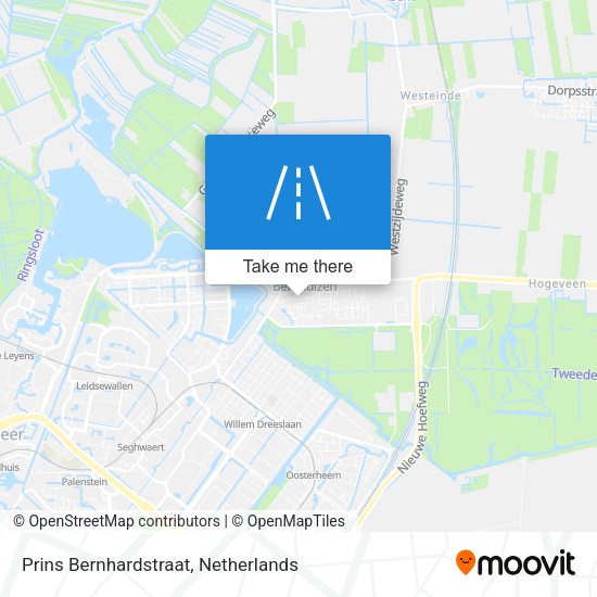 Prins Bernhardstraat map