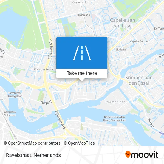 Ravelstraat map