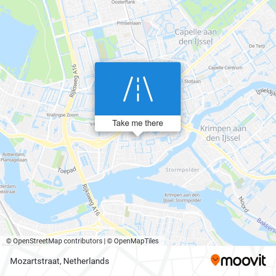 Mozartstraat map