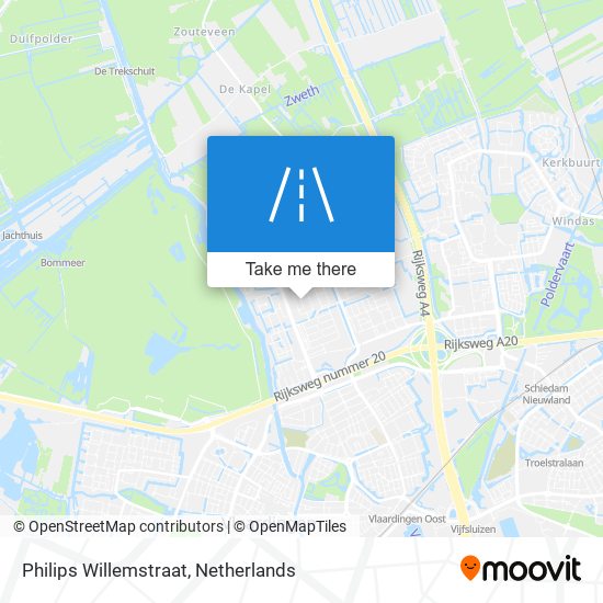 Philips Willemstraat map