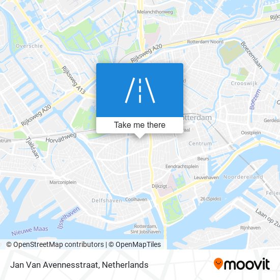 Jan Van Avennesstraat map