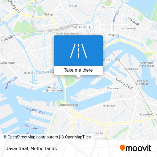 Javastraat map