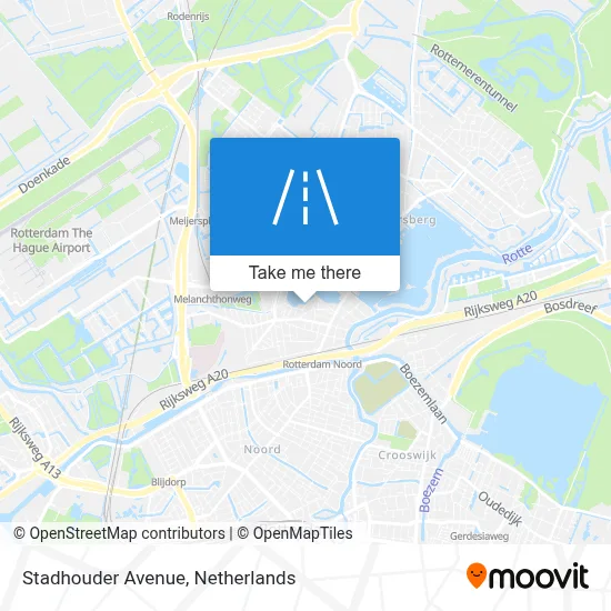 Stadhouderslaan map