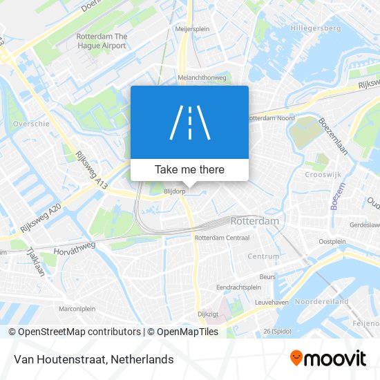 Van Houtenstraat map