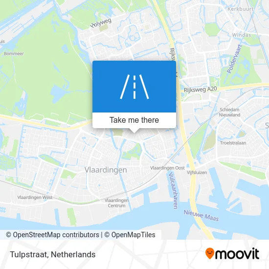 Tulpstraat map