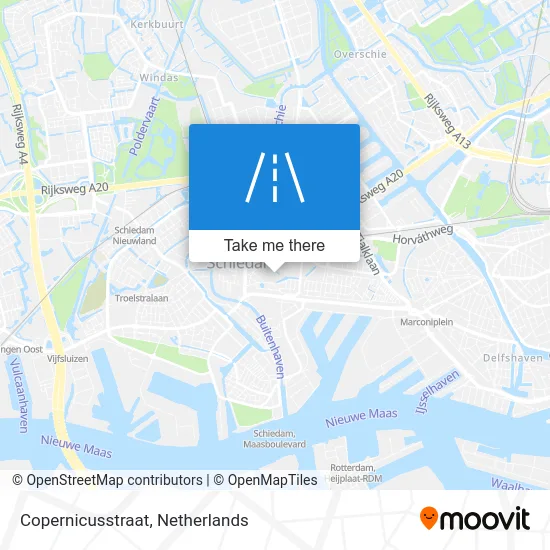 Copernicusstraat map