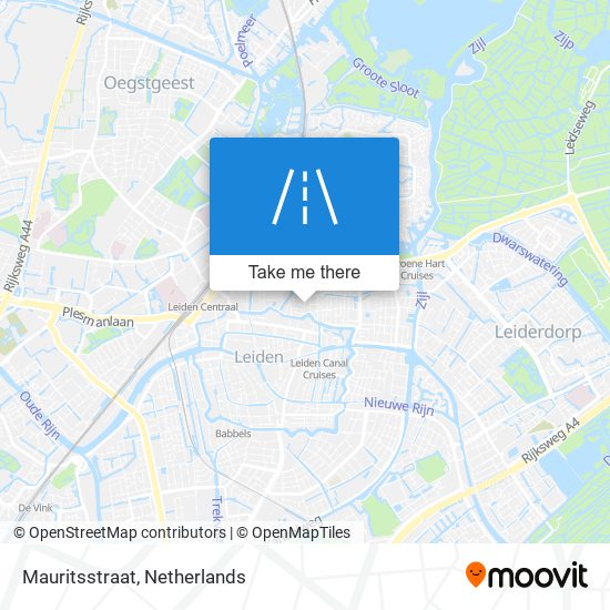 Mauritsstraat Karte