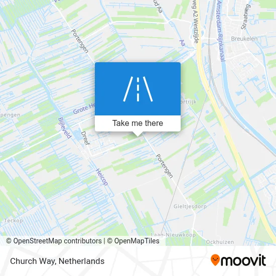 Kerkweg map