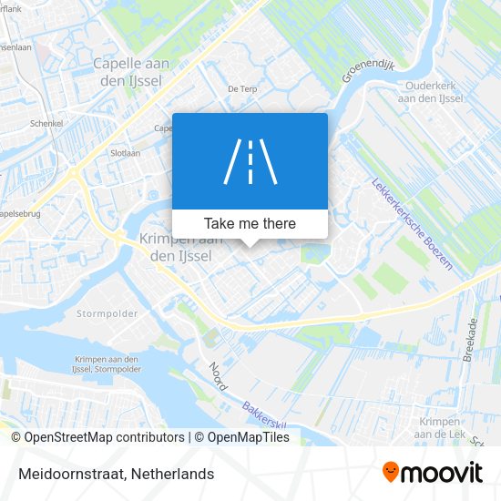 Meidoornstraat map