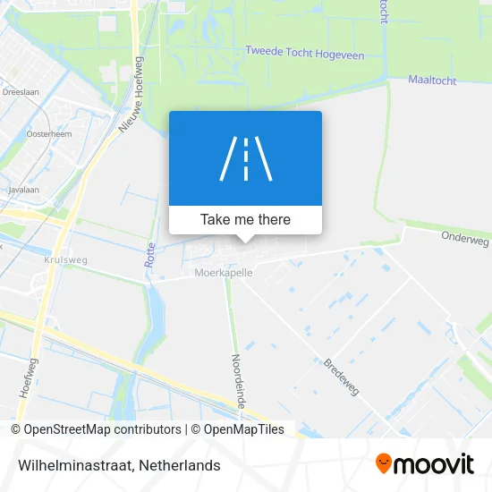 Wilhelminastraat map