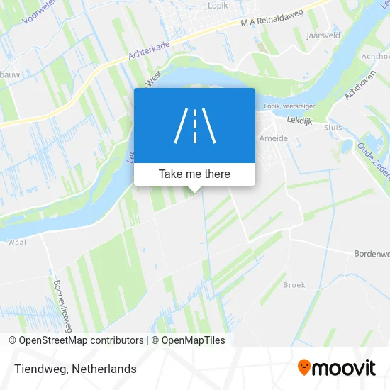 Tiendweg map