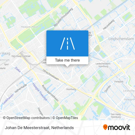 Johan De Meesterstraat map