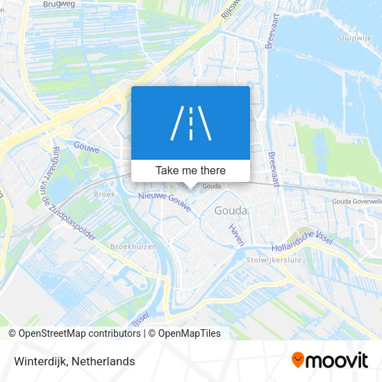 Winterdijk map