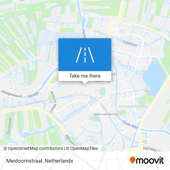 Meidoornstraat map