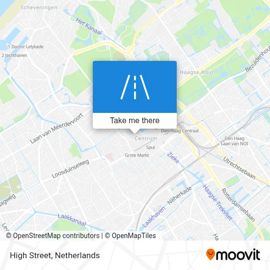 Hoogstraat map