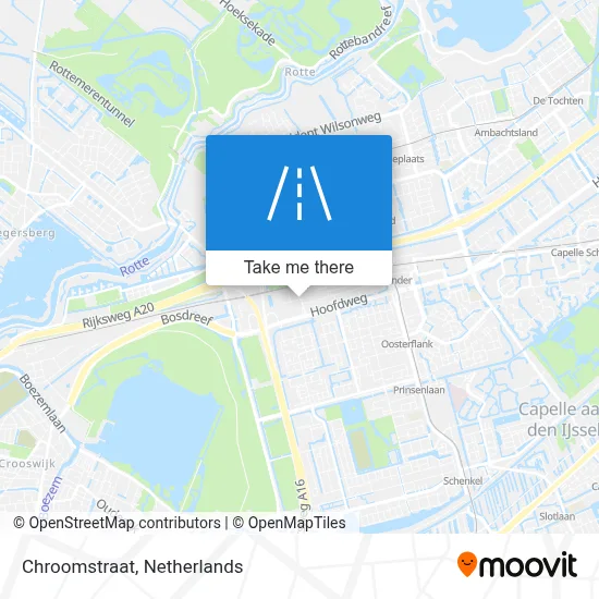 Chroomstraat map