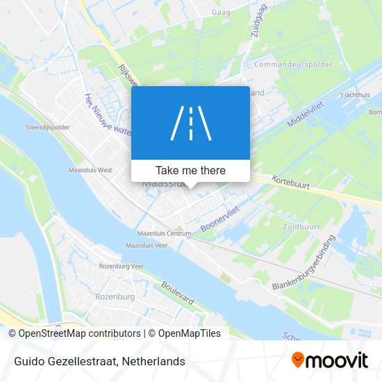 Guido Gezellestraat map