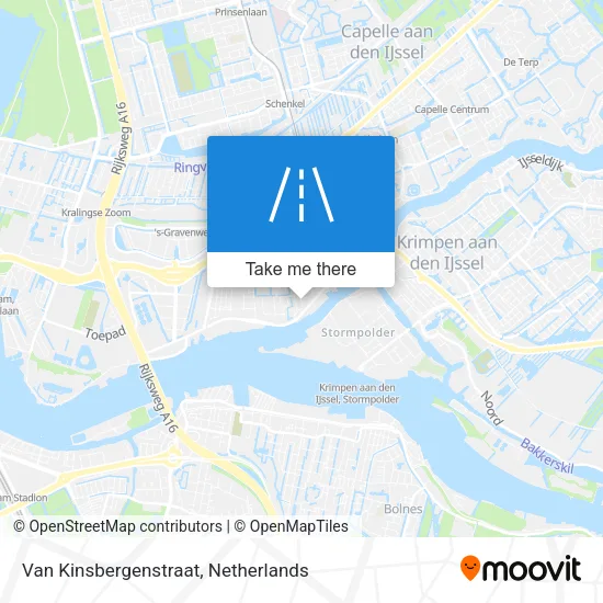Van Kinsbergenstraat map