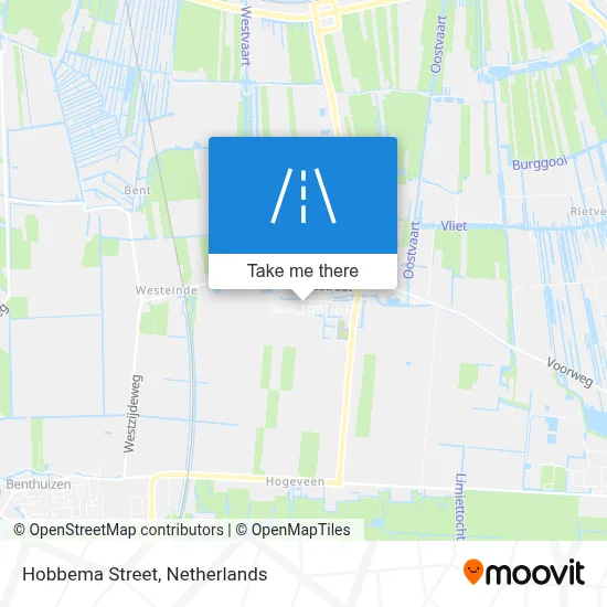 Hobbemastraat map