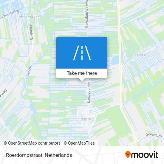 Roerdompstraat map