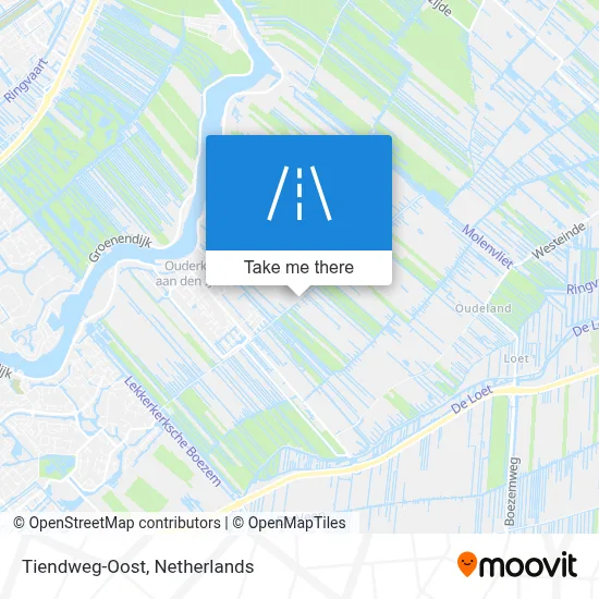 Tiendweg-Oost map