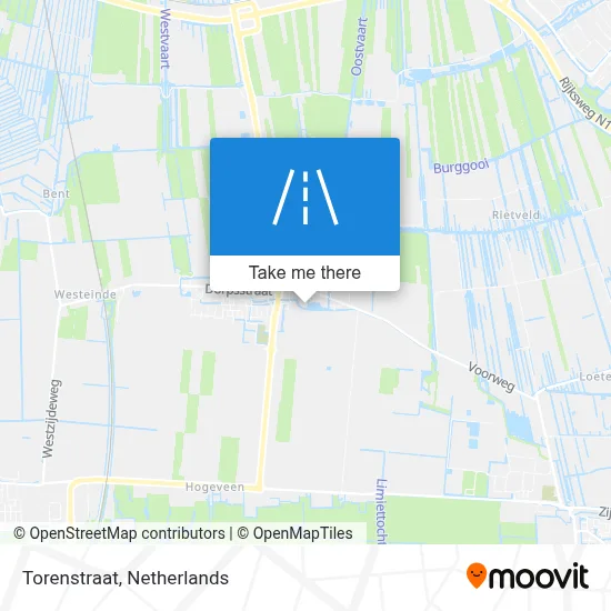 Torenstraat map