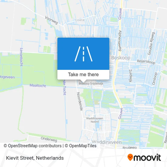 Kievitstraat map
