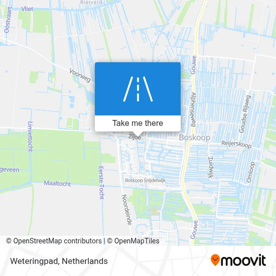 Weteringpad map