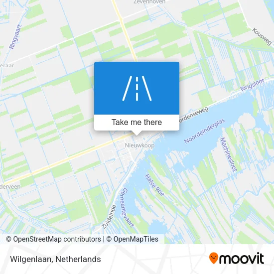 Wilgenlaan map
