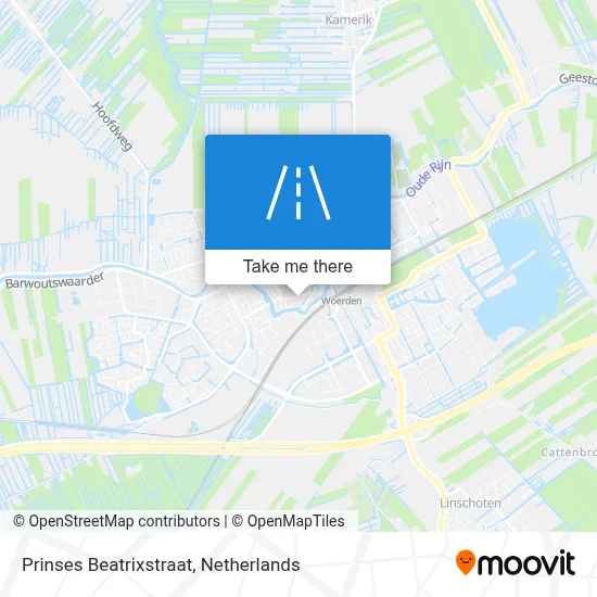 Prinses Beatrixstraat map