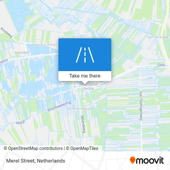 Merelstraat map