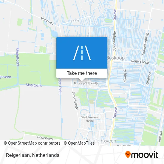 Reigerlaan map