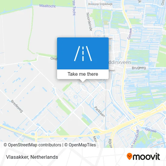 Vlasakker map